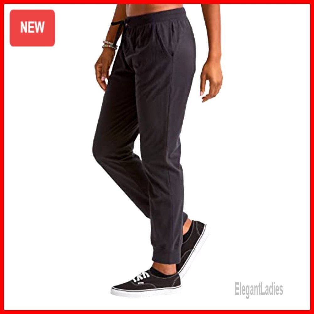 Cotton Joggers 29" Inseam Drawstring Waist Casual Sweatpants Women - Picture 3 of 5